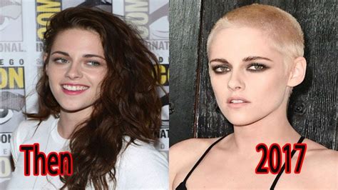 kristen stewart then and now.